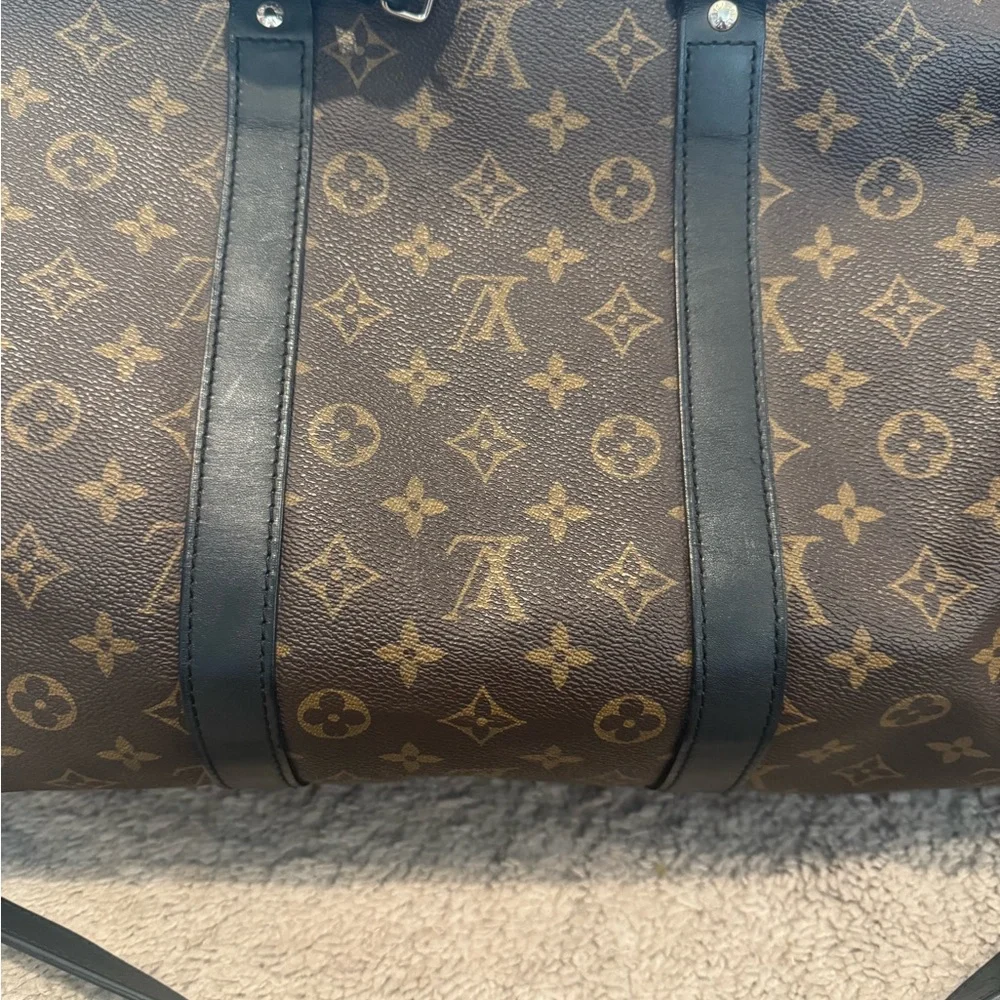Louis Vuitton Monogram Keepall Bandoulière 55 Duffel Bag - Picture 2 of 10